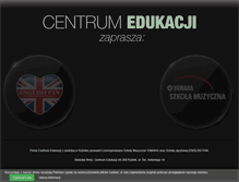 Tablet Screenshot of centrum.edukacji.pl